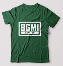 Load image into Gallery viewer, Battlegrounds Mobile India (BGMI) T-Shirt for Men-Bottle Green-Ektarfa.online