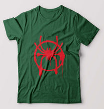 Load image into Gallery viewer, Spiderman Superhero T-Shirt for Men-Bottle Green-Ektarfa.online