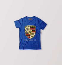 Load image into Gallery viewer, Porsche Logo Kids T-Shirt for Boy/Girl-Royal Blue-Ektarfa.online