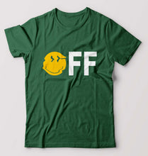 Load image into Gallery viewer, Emoji Off T-Shirt for Men-Bottle Green-Ektarfa.online