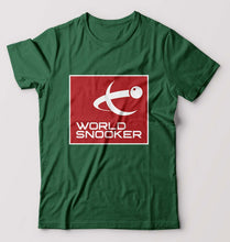 Load image into Gallery viewer, World Snooker (WST) T-Shirt for Men-Bottle Green-Ektarfa.online
