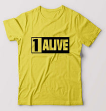Load image into Gallery viewer, PUBG 1 Alive T-Shirt for Men-Yellow-Ektarfa.online