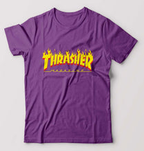 Load image into Gallery viewer, Thrasher Magzine T-Shirt for Men-Purple-Ektarfa.online