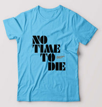 Load image into Gallery viewer, No Time To Die James Bond 007 T-Shirt for Men-Light Blue-Ektarfa.online