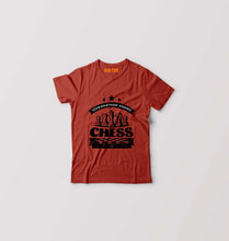 Load image into Gallery viewer, Viswanathan Anand Chess Kids T-Shirt for Boy/Girl-Brick Red-Ektarfa.online