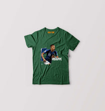 Load image into Gallery viewer, Kylian Mbappé Kids T-Shirt for Boy/Girl-Dark Green-Ektarfa.online