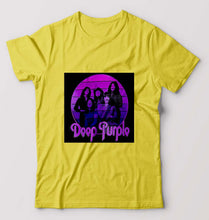 Load image into Gallery viewer, Deep Purple T-Shirt for Men-Yellow-Ektarfa.online