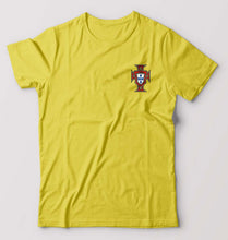 Load image into Gallery viewer, Portugal Football T-Shirt for Men-Yellow-Ektarfa.online