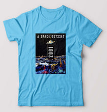Load image into Gallery viewer, 2001 A Space Odyssey T-Shirt for Men-Light Blue-Ektarfa.online