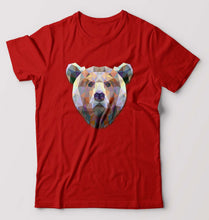 Load image into Gallery viewer, Bear T-Shirt for Men-Red-Ektarfa.online