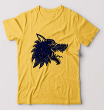 Load image into Gallery viewer, Wolf T-Shirt for Men-Golden Yellow-Ektarfa.online