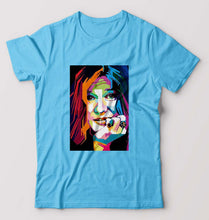 Load image into Gallery viewer, Janis Joplin T-Shirt for Men-Light Blue-Ektarfa.online