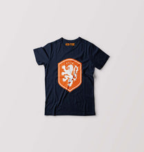 Load image into Gallery viewer, Netherlands Football Kids T-Shirt for Boy/Girl-Navy Blue-Ektarfa.online