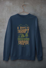 Load image into Gallery viewer, Camping Unisex Sweatshirt for Men/Women-Navy blue-Ektarfa.online