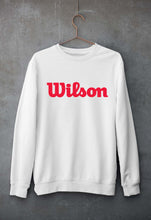Load image into Gallery viewer, Wilson Unisex Sweatshirt for Men/Women-White-Ektarfa.online