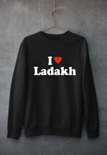 Load image into Gallery viewer, I Love Ladakh Unisex Sweatshirt for Men/Women-Black-Ektarfa.online