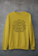 Load image into Gallery viewer, Medusa Unisex Sweatshirt for Men/Women-Mustard Yellow-Ektarfa.online