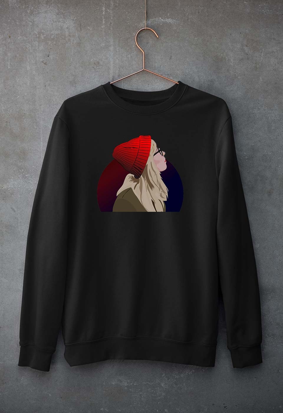 sabrina carpenter Unisex Sweatshirt for Men/Women-Black-Ektarfa.online