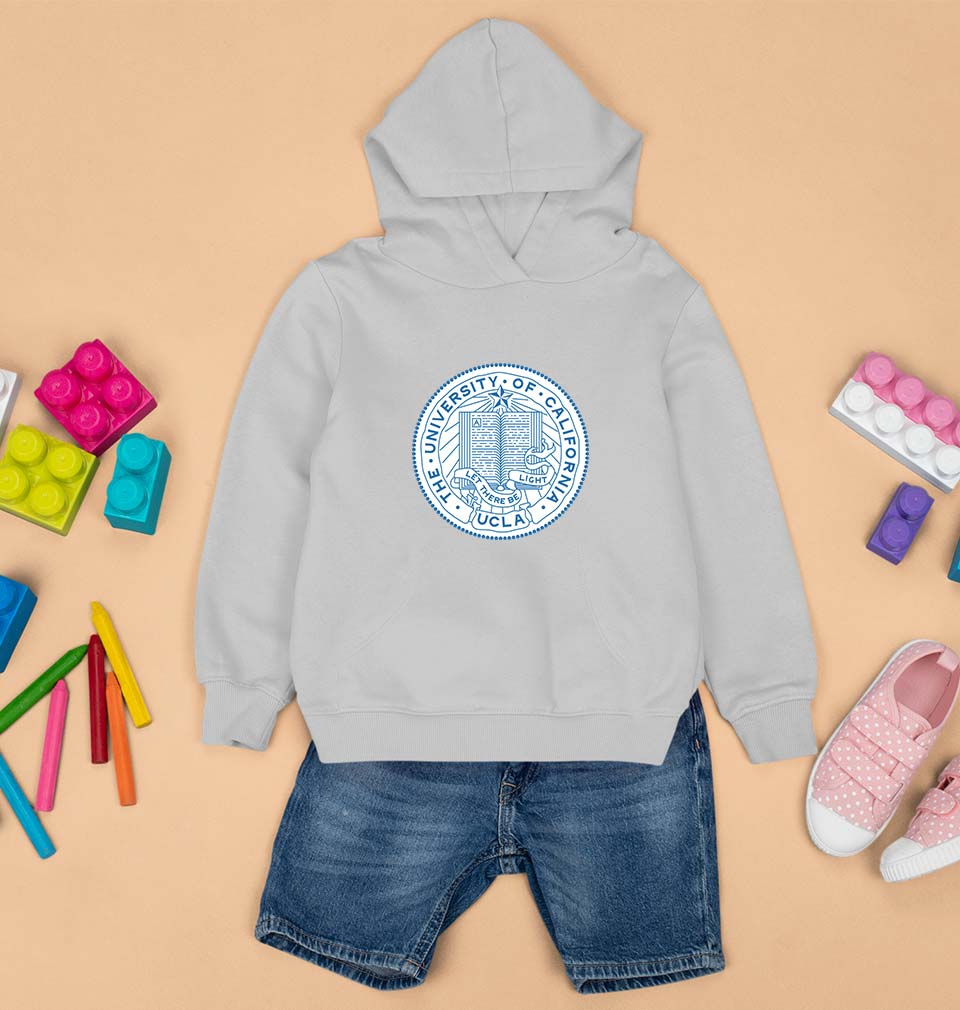 ucla Kids Hoodie for Boy/Girl-Grey-Ektarfa.online