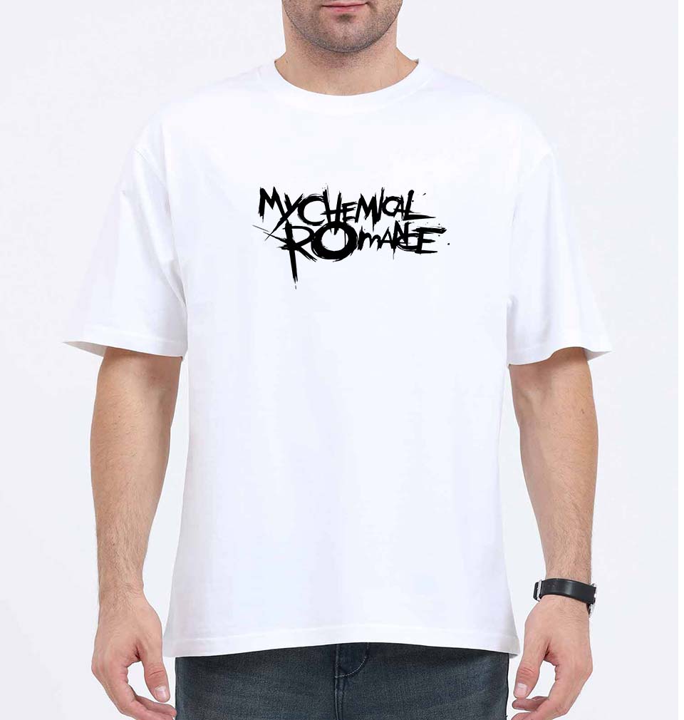 My Chemical Romance Oversized T-Shirt for Men-White-Ektarfa.online