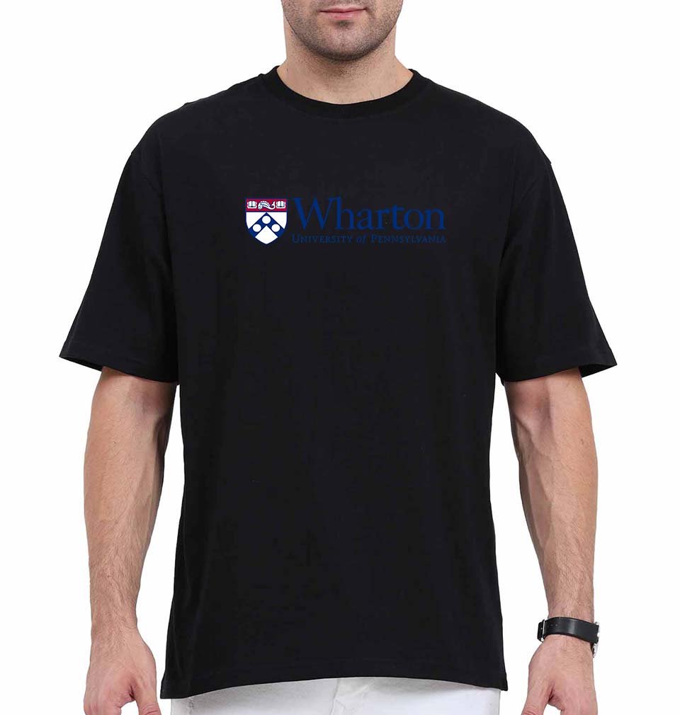 Wharton Oversized T-Shirt for Men-Black-Ektarfa.online