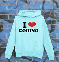 Load image into Gallery viewer, I LOVE CODING Hoodie for Men/Women
