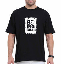 Load image into Gallery viewer, Being Bhai Oversized T-Shirt for Men-Black-Ektarfa.online

