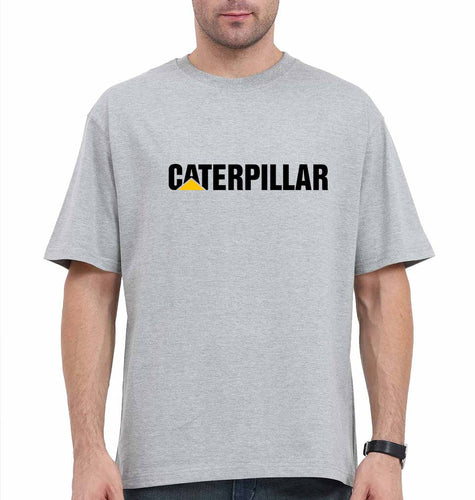 caterpillar Oversized T-Shirt for Men-Grey-Ektarfa.online