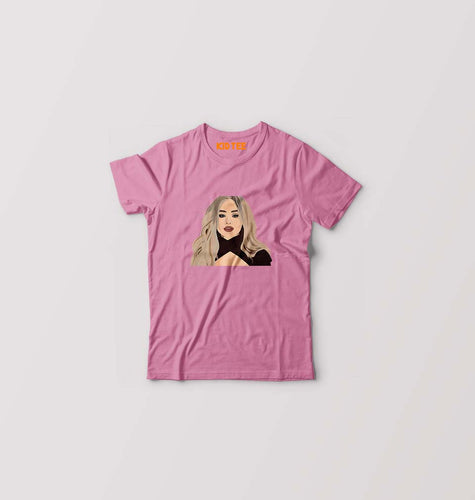 sabrina carpenter Kids T-Shirt for Boy/Girl-Pink-Ektarfa.online
