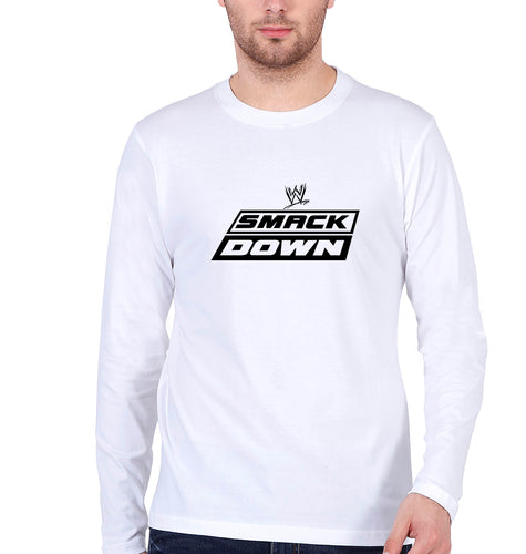 smackdown Full Sleeves T-Shirt for Men (Copy)-White-Ektarfa.online