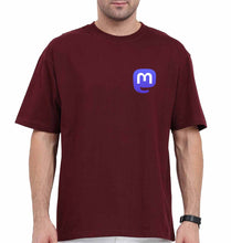 Load image into Gallery viewer, Mastodon Oversized T-Shirt for Men-Maroon-Ektarfa.online

