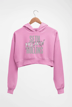 Load image into Gallery viewer, Seth Rollins Crop HOODIE FOR WOMEN-Light Baby Pink-Ektarfa.online

