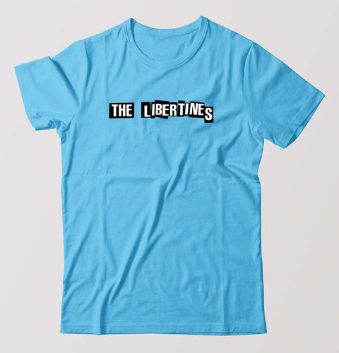 libertines T-Shirt for Men-Light Blue-Ektarfa.online