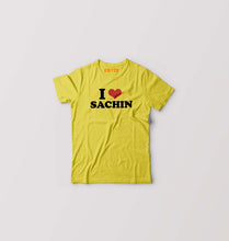 Load image into Gallery viewer, I LOVE SACHIN T-Shirt for Boy/Girl-Yellow-Ektarfa.online
