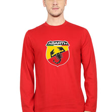 Load image into Gallery viewer, Abarth Full Sleeves T-Shirt for Men-red-Ektarfa.online
