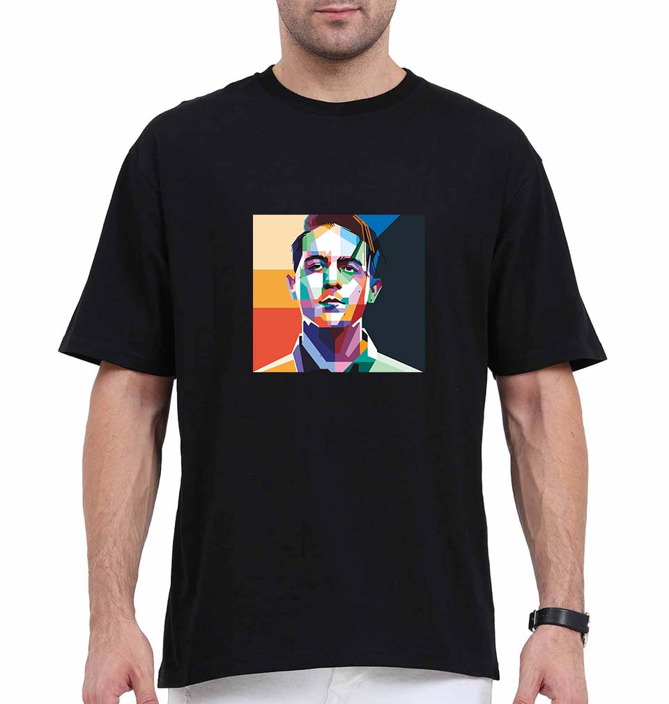 g-eazy Oversized T-Shirt for Men-Black-Ektarfa.online