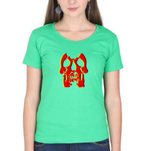 Load image into Gallery viewer, Deftones Skull T-Shirt for Women-flag green-Ektarfa.online
