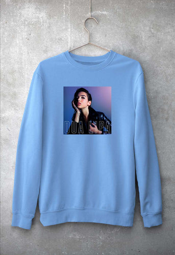 dua lipa Sweatshirt for Men/Women-Baby Blue-Ektarfa.online