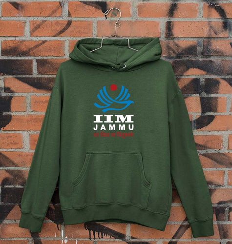 IIM Jammu Unisex Hoodie for Men/Women-Dark Green-Ektarfa.online