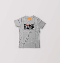 Load image into Gallery viewer, I LOVE MY BABY T-Shirt for Boy/Girl-Grey-Ektarfa.online
