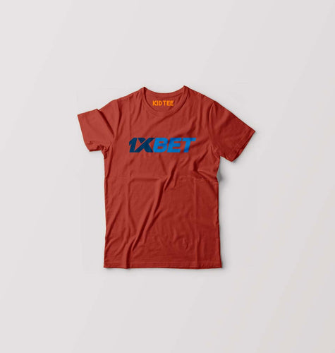 1XBet T-Shirt for Boy/Girl-Brick Red-Ektarfa.online