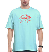 Load image into Gallery viewer, crab Oversized T-Shirt for Men
