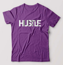 Load image into Gallery viewer, hustle T-Shirt for Men-Purple-Ektarfa.online
