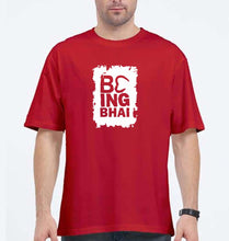 Load image into Gallery viewer, Being Bhai Oversized T-Shirt for Men-Red-Ektarfa.online
