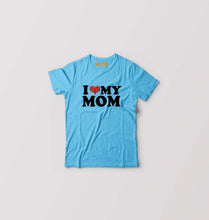 Load image into Gallery viewer, I LOVE MY MOM T-Shirt for Boy/Girl-Light Blue-Ektarfa.online
