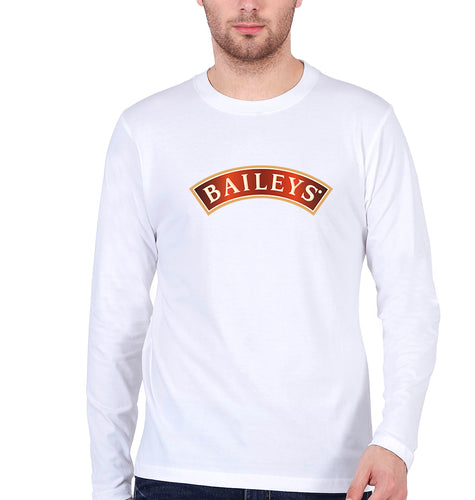 Baileys Full Sleeves T-Shirt for Men (Copy)-White-Ektarfa.online