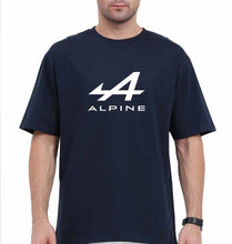 Load image into Gallery viewer, Alpine Oversized T-Shirt for Men-Navy Blue-Ektarfa.online
