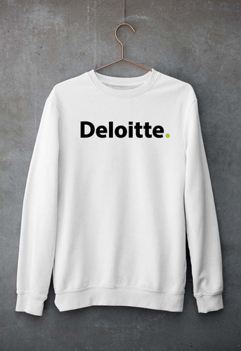 Deloitte Sweatshirt for Men/Women-White-Ektarfa.online
