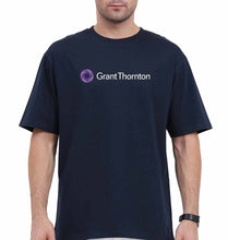 Load image into Gallery viewer, grant thornton Oversized T-Shirt for Men-Navy Blue-Ektarfa.online
