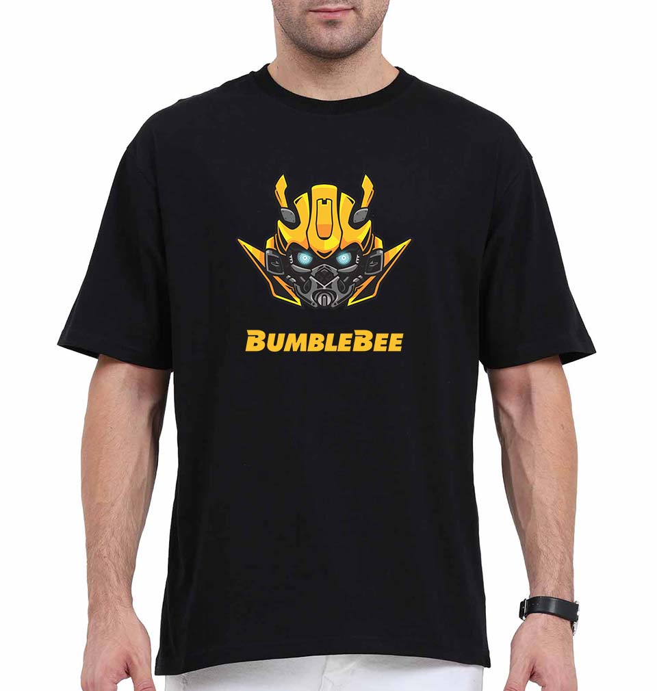 Transformers Bumblebee Oversized T-Shirt for Men-Black-Ektarfa.online